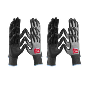 MILWAUKEE Munkavédelmi kesztyű vágásbiztos PU mártott 2/B - XL/10 Hi-Dex (12 pár)