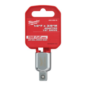 MILWAUKEE Dugókulcs adapter 1/2" -> 3/8" négyszög