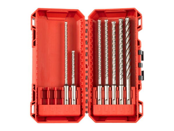 MILWAUKEE MX4 négyélű fúrószár készlet 7 részes SDS-Plus