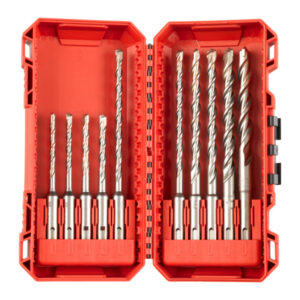 MILWAUKEE M2 kétélű fúrószár készlet 10 részes SDS-Plus
