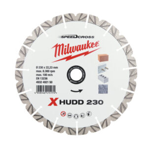 MILWAUKEE Gyémánt vágókorong 230 x 2,6 x 13 x 22,2 mm szegmentált XHUDD