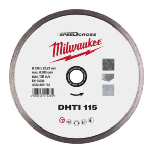 MILWAUKEE Gyémánt vágókorong 115 x 2,3 x 10 x 22,2 mm folytonos Speedcross DHTI