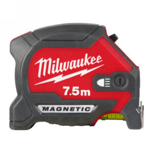 MILWAUKEE Mérőszalag 7,5 m x 30 mm mágneses LED világítással