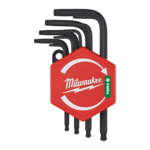 MILWAUKEE Torx L-alakú kompakt kulcs készlet 9 részes T10-T50