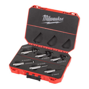 MILWAUKEE Felsőmaró készlet 6 részes 12 mm