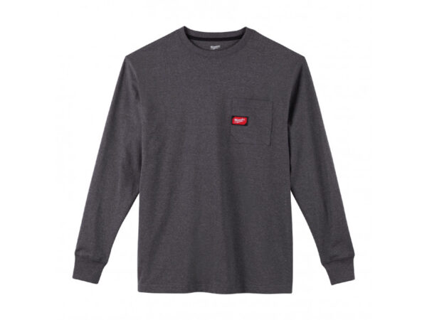 MILWAUKEE Hosszú ujjú póló szürke WTLSG-L WORKSKIN™