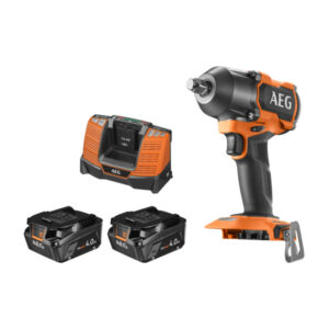 AEG Akkus ütvecsavarozó BSS18MTF12BL-402C (2 x 4,0 Ah akku + töltő + koffer)