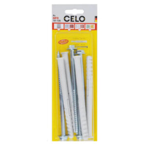 CELO Műanyag dübel MFR 10-135 SB SSKS (4 db)
