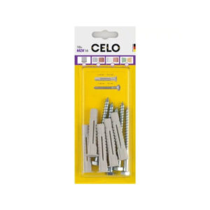 CELO Univerzális Galléros műanyag dübel csavarral MZ 12 (5 db)