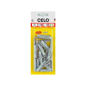 CELO NF 12 szárnyas dübel + 8 x 80 hatlapfejű csavar (2 db)