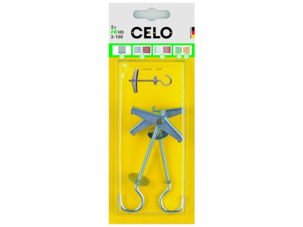 CELO rugós billenő ék M3 x 90 csavaros (2 db)