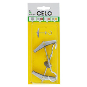 CELO rugós billenő ék M4 x 100 kampóval (2 db)
