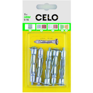 CELO BLISZTER-HRM roppantós fém gipszkarton dübel 6-32 (5 db)