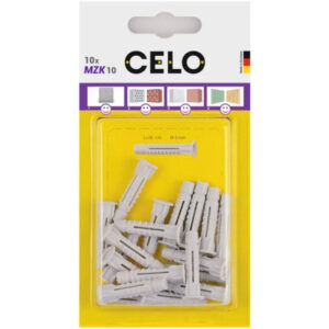 CELO MZK univerzális galléros műanyag dübel 6 x 41 (10 db)