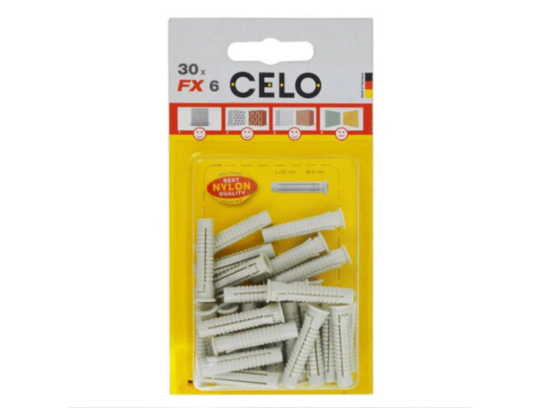 CELO FX 6 univerzális nylon dübel (30 db)