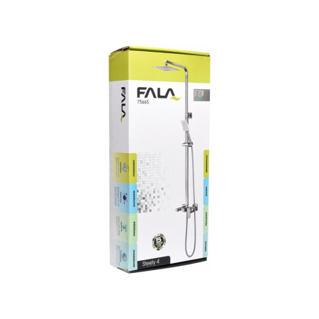 FALA Zuhanyoszlop inox Steely4