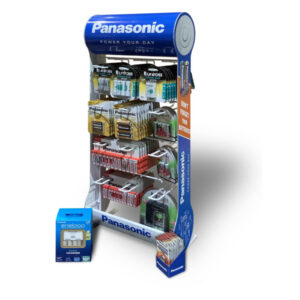 PANASONIC Belépő pult display 12 féle termékkel (100 részes)