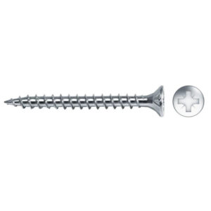 CELO VELOX faforgácslap csavar 4,0 x 40 mm, teljes menetes, PZ, fehér cink (200 db)