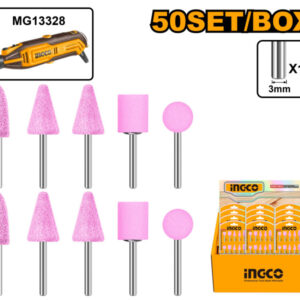 INGCO Csapos mini csiszolófej készlet 10 részes