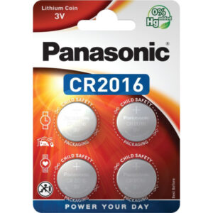 PANASONIC CR2016 lítium gombelem 3 V (4 db)