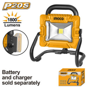 INGCO Akkus LED reflektor 1800 Lm 20 V (akku és töltő nélkül)