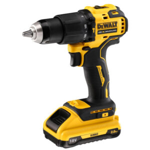 DEWALT Akkus ütvefúró-csavarozó 18 V szénkefe nélküli (2 x 2,0 Ah akku + töltő + TSTAK) DCD709D2T