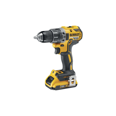 DEWALT Akkus fúrócsavarozó 18 V szénkefe nélküli 70Nm (2 x 2,0 Ah akku + töltő) DCD791D2