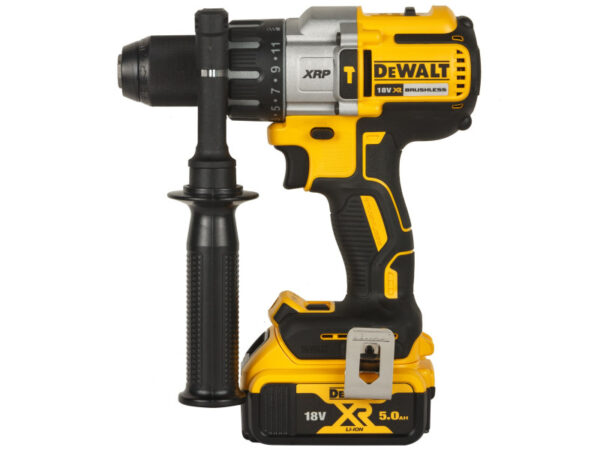 DEWALT Akkus ütvefúró-csavarozó 18 V szénkefe nélküli 66/95Nm (2 x 5,0 Ah akku + töltő) DCD996P2