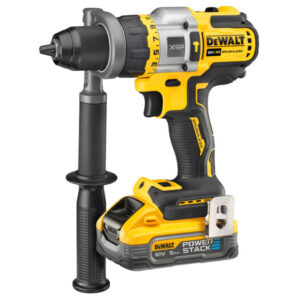 DEWALT Akkus ütvefúró-csavarozó 18V szk. mentes 126 Nm (2 x 5,0 Ah P. Stack akku + töltő + TSTAK)