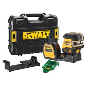 DEWALT Akkus pont- és vonallézer 12-18 V (zöld) (Akku + töltő nélkül + TSTAK) DCE822NG18