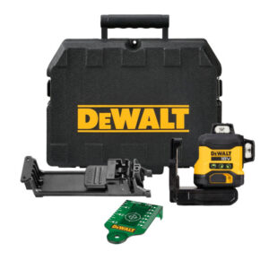DEWALT Akkus 3 síkú lézer (zöld) 18 V (akku + töltő nélkül) DCLE34031N