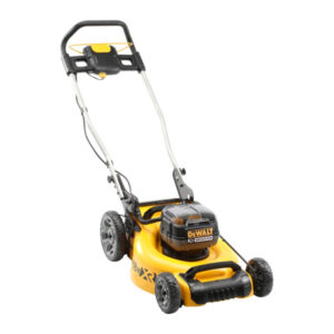 DEWALT Akkus fűnyíró 2 x 18 V (2 x 5,0 Ah akku + töltő) DCMW564P2