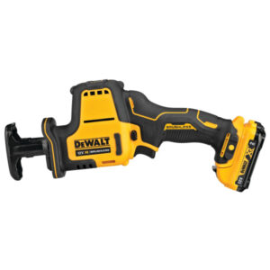 DEWALT Akkus szablyafűrész 12 V szénkefe nélküli (2 x 2,0 Ah akku + töltő) DCS312D2
