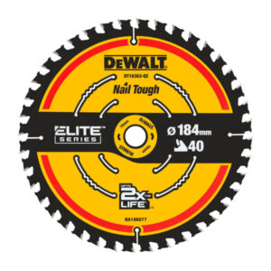 DEWALT EXTREME Fűrésztárcsa fához 184 x 16 x 1,65 mm / 40T