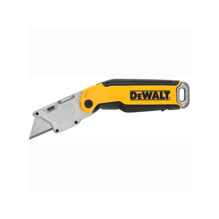 DEWALT Összecsukható trapéz pengés kés pengetartóval