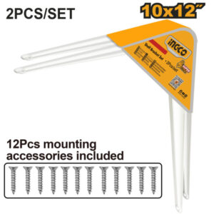 INGCO Polctartó konzol 250 x 300 mm (2 db)