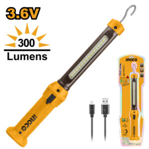 INGCO Akkus LED lámpa 300 lumen 3,6 V (USB-C töltő)