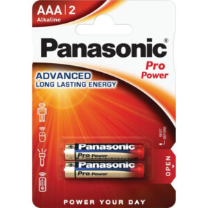 PANASONIC AAA/mikro szuper tartós alkáli elem 1,5 V (2 db)