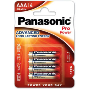 PANASONIC AAA/mikro szuper tartós alkáli elem 1,5 V (4 db)
