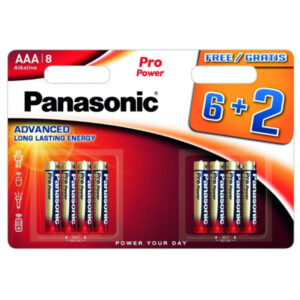PANASONIC AAA/mikro szuper tartós alkáli elem 1,5 V (8 db)