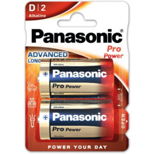 PANASONIC D/góliát szuper tartós alkáli elem 1,5 V (2 db)