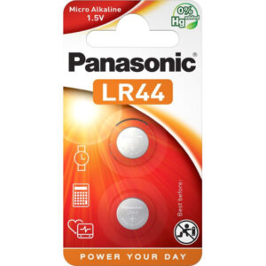 PANASONIC LR44 alkáli gombelem 1,5 V (2 db)