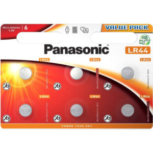 PANASONIC LR44 alkáli gombelem 1,5 V (6 db)
