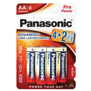 PANASONIC AA/ceruza szuper tartós alkáli elem 1,5 V (6 db)