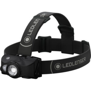 LEDLENSER Akkus LED fejlámpa MH8 outdoor 600 lm / 200 m, RGB, 1xLi-ion, fekete