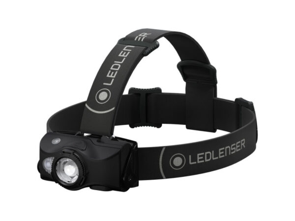LEDLENSER Akkus LED fejlámpa MH8 outdoor 600 lm / 200 m, RGB, 1xLi-ion, fekete