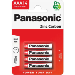 PANASONIC AAA/mikro cink-mangán tartós elem 1,5 V (4 db)