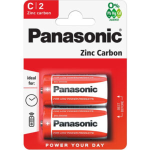 PANASONIC C/baby cink-mangán tartós elem 1,5 V (2 db)