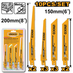 INGCO Szablyafűrészlap készlet (10 db)