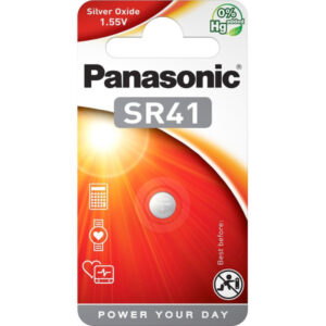 PANASONIC SR41 ezüstoxid gombelem 1,55 V